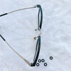 Glasses Grips Hinge Tighteners Silicone Rings Eyeglass 6mm  Black