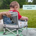 Portable Booster Seat Toddler Folding Dining Chair W  Double Tray Baby Travel 