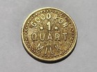 Liberty Dairy Trade Token  Good For 1 Quart Milk - 21mm