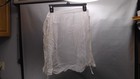 Lot Of 2 Vintage Sheer Chiffon   Lace Hostess Half Aprons Flaws