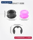 2pcs Shifter Bushing car Accessories Rubber Shift Cable Bushing With Clips trans