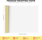 Premium Metallic Gold Wrapping Paper Roll - 17  X 394  For All Occasions