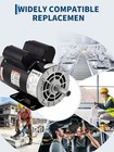 3hp Spl Air Compressor Electric Motor 230v 3450rpm 56 Frame Dual Cw ccw Rotation
