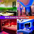 5m Smd 5050 Super Bright Rgb White Flexible 300 Led Strip Lights Room Lamp Dc12v