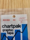 Graphic Art Tape 1 8 W X 324 L Inches Red 1 Roll Bg1252
