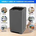 Washing Machine Portable 20lbs Compact Washer   Dryer For Home W  Drain Pump 