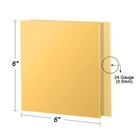 2 Pcs Brass Sheet  6  X 6   24 Gauge 0 5mm  X 24 Gauge 0 51mm  
