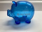 Vintage Pnc Bank Blue Pig Piggy Coin Bank Advertising Pittsburgh Collectible