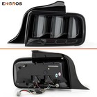 Tail Lights For 05-09 Ford Mustang Smoked Led Tube Sequential Signal Brake Lamps