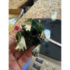 Frog Figurine Trinket Box With Card Holder Enamel Jeweled