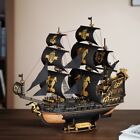 Rokr 3d Wooden Puzzle The Seahorse Barque Diy Ship Model Toys Kits Boys Gift