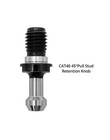 20 Pcs Cat40 45   0 594  Degree Pull Stud Retention Knob Fits Haas Cat Cnc Silver