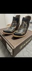 Ariat Dixon Western Bootie Brooklyn Black   Brown Leather Ankle Boots Size 6b
