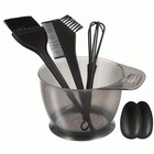 6pcs Professional Hair Coloring Kit Salon Dye Brush Comb Mixing Bowl Tint Set