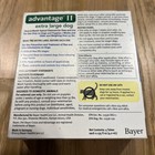 Advantage Ii Flea Prevention For Extra Large Dog Over 55lbs 4 Doses