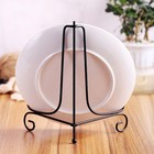 Plate Stands Iron Display Easel Photo Picture Bowl Dish Book Holder Frame 6 Inch