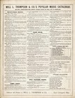 Protective Tariff 1893 Knowles Taylor Knowles Pottery E Liverpool Sheet Music 