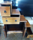 Japanese Kaidan-dansu Tansu Staircase Chest Of Drawers W29  d15 25  h31in Retro