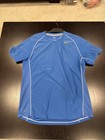 Nike Tennis Court Advantage Crew Shirt Nadal Federer Medium Royal Blue