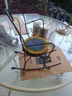 Vintage Doll Sized Large Ice Cream Parlor Chair Metal 16inches High Rocking