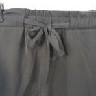 Racheal 2xl Black Shorts Women s Elastic Waist Tie Front Pockets Dressy   B62