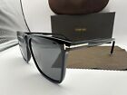 Tom Ford Fletcher Ft0832-n 01a Shiny Black Smoke Plastic 57 Mm Men s Sunglasses