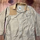 Vintage 50s Bob Allen Khaki Chore Coat Hunting Jacket Mens Medium Corduroy B4-19