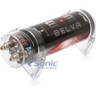 Belva 1 Farad Capacitor With 4 Gauge 2-channel Amp Kit  b1dk42bk 