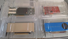 Lot Of 200 Hard Plastic Clam Shell Case Network Card Pcie Fh Lh Clamshell