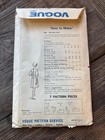 Vintage Vogue Women s Vogue Dress Uncut Original Sewing Pattern 5930 Year 1963