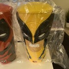 Amc Deadpool   Wolverine Set Of 2 32oz Silicone Grippr Cups 2024 New