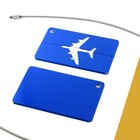 Outdoor Airport Luggage Handbag Name Address Message Label Tag Card Holder 7pcs