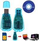 Gsm cdma Usb Mobile Standard Sim Card Reader Adaptor Copy Writer Backup   Driver