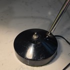Vintage Black silver Desk Lamp  Adjustable Flexible Arm  Corded Push Button