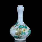 A Pair Chinese Pastel Porcelain Handpainted Exquisite Flowers plants Vase 26171