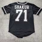 2pac Baseball Jersey 71 Tupac Shakur - Mens Sz M - Black White Sox Death Row