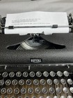 Vintage 1946 Very Nice Royal Qdl Portable Typewriter W case Looks   Types Great