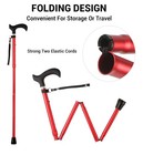 Walking Cane - Collapsible Adjustable Folding Canes