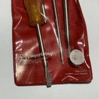 Vintage Crescent 4pc Set Screwdriver Flat   Philip Screwdrivers W  Original Case