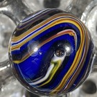 Contemporary Marbles   81    Nice Striped Transparent Tribute Marble A8