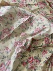 Vintage French Fabric Lot Roses
