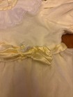 Vintage Dorissa Ii Yellow Chiffon Ruffle Lace Baby Dress 3t