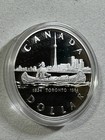 1984 Canada 1 Dollar Silver Proof Coin Toronto