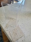 Bobble Heads  One Clear Acrylic Plastic Display Cases 4    X 4    X 8    Collectibles