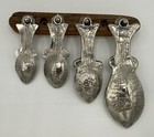 Tw Pewter Fish Measuring Spoons 5pc Set Food Safe Unused