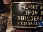 Antique Moore   Scott Marine Iron Works Bronze Plaque San Francisco Ca C1910
