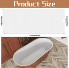 2 Roll 16  X 40  Adhesive Peva Safety Bath Mat With Drain Cut Out Anti Slip Non 