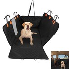 Heavy Duty Dog Car Back Seat Cover Black Mat Pet Seat Protector For Cars Trucks
