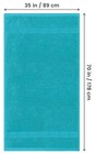 Utopia Towels Luxurious Jumbo Bath Sheet 2 Piece  600 Gsm  35 By 70 Inches  1   