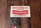 1964 Homelite Convertible C-series Chain Saw Dealer Advertising Sales Brochure